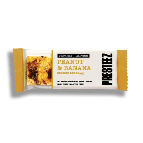 Presteez Peanut & Banana Protein Bar (GF) 50g x 12