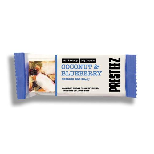Presteez Coconut & Blueberry Protein Bar (GF) 50g x 12