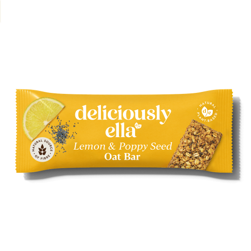 Deliciously Ella Lemon & Poppy Seed Oat Bar (GF) 50g x 16
