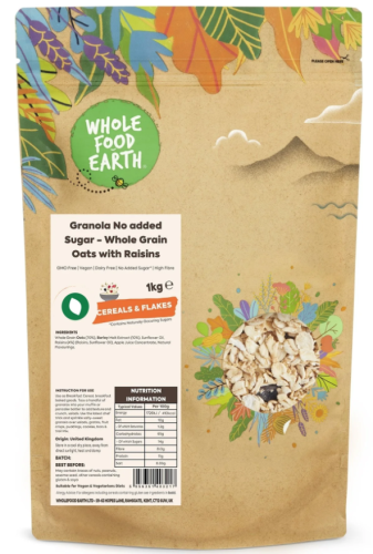 Wholefood Earth Granola No added Sugar 1kg
