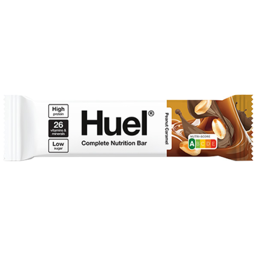 Huel Complete Nutrition Bar Peanut Caramel (Vegan) (B Corp) 55g x 12