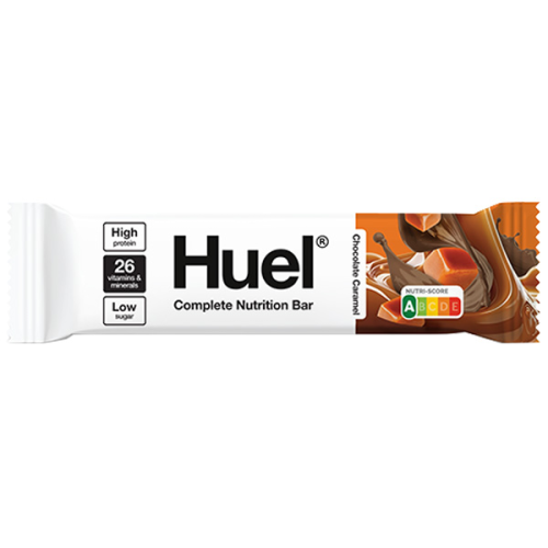 Huel Complete Nutrition Bar Chocolate Carame (Vegan) (B Corp) 55g x 12