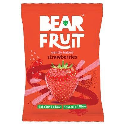 Bear Fruit Gently Baked Strawberries (GF) (Vegan) 35g x 14