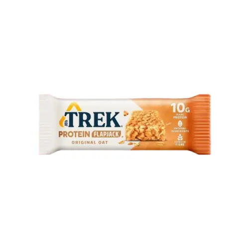 TREK Protein Flapjack Original Oat (GF) (Vegan) 50g x 16