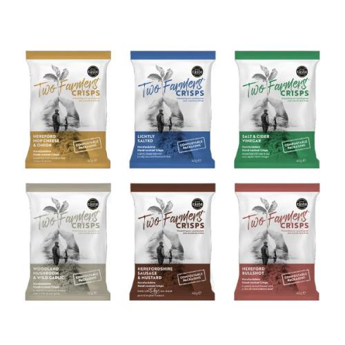 Two Farmers Mixed Flavour Selection Crisps (GF) 40g x 24