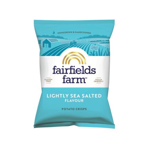 Fairfields Farm Crisps Lightly Salted Crisps (Vegan) (GF) 40g x 36