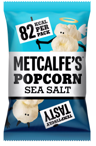 Metcalfe's Popcorn Sea Salt (Vegan) (GF) 17g x 24