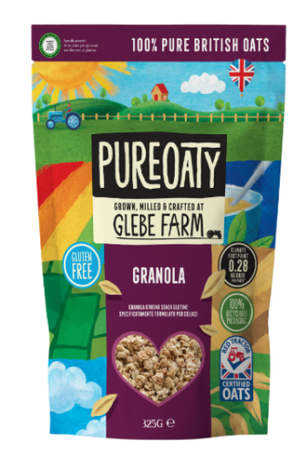 Glebe Farm Oat Granola Gluten Free Healthy Wholegrain Oats (GF) 325g x 6