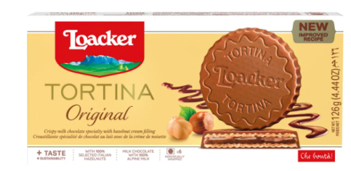 Loacker Tortina Original (individually wrapped) Biscuits x 6