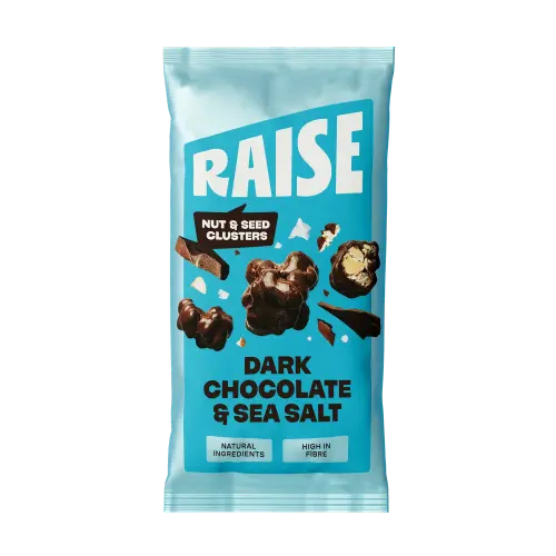 Raise Dark Chocolate & Sea Salt Roasted Nut Pieces (Vegan) (GF) 35g x 12
