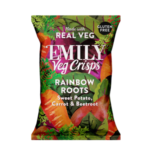 Emily Rainbow Roots Vegetable Snacks (Vegan) (GF) (B Corp) 30g x 12