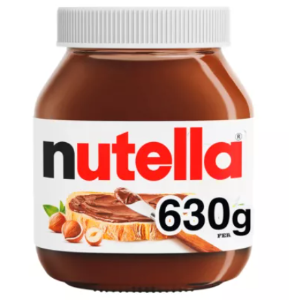Nutella Glass Jars 630g