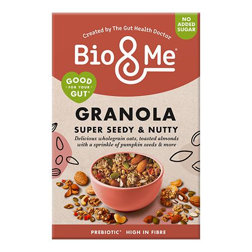 Bio&Me Super Seedy & Nutty Gut-Loving Granola (Vegan) (B Corp) 360g x 5