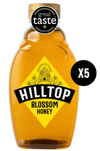 Hilltop Blossom Honey Squeezy Bottle 720g x 5