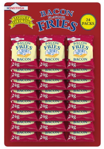 Smith's Fries Bacon Snacks 24g x 24