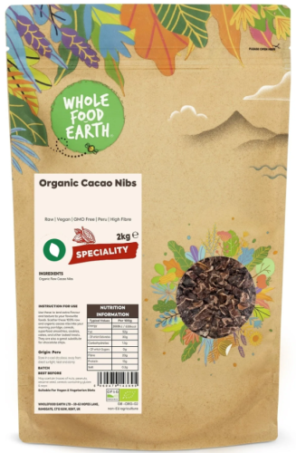 Wholefood Earth Organic Cacao Nibs Raw 2kg