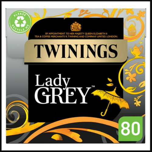 Twinings Lady Grey Teabags 200g x80