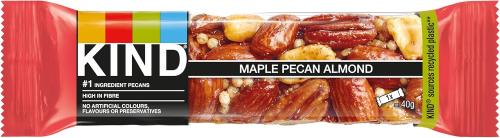 KIND Bar Maple Pecan Almond Snack Bar (GF) 40g x 12