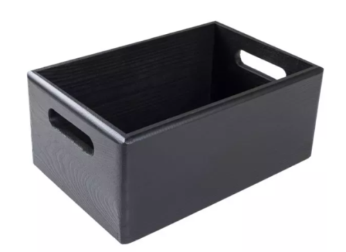 Snack Display Box Black 30 x 20 x 13cm