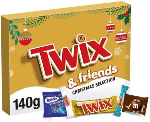 Twix Medium Selection Box Christmas 140g x 9