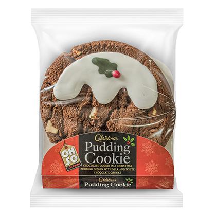 Christmas Pudding Cookie Individually Wrapped x 18 - (4 Week Shelf Life)