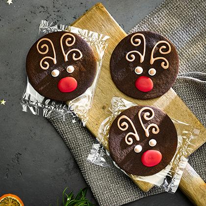 Rudolf Chocolate Biscuit Individually Wrapped x 18 - (4 Week Shelf Life)