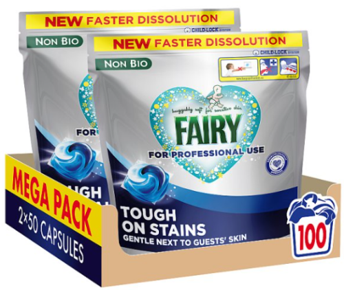 Fairy Professional Non-Bio All-in-1 Detergent Pods x 100