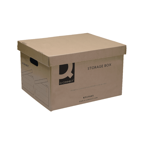 Contract Brown Storage Box 335x400x250mm Pk10