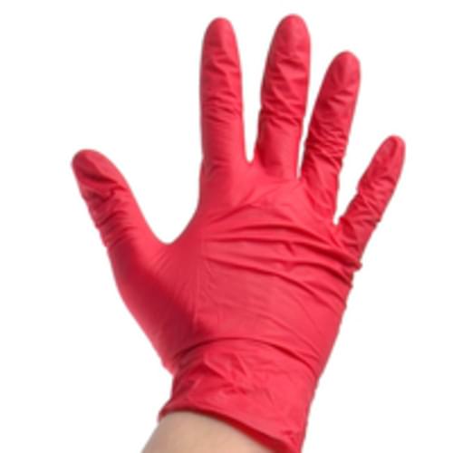 Nitrile Ultra Red P/F Gloves Sz X Large Box200