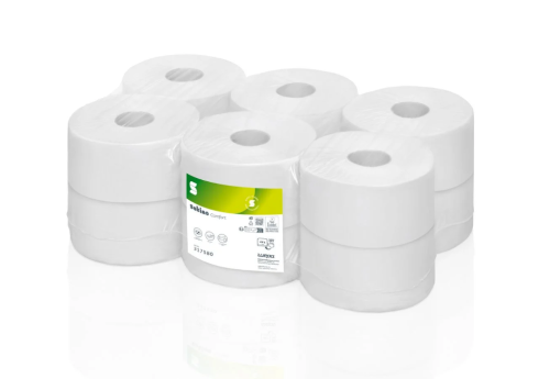 System Toilet Paper Large Rolls Inside Unwinding