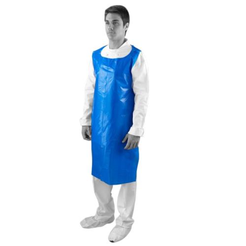 Shield Blue Extra Heavy Duty Aprons on a Roll