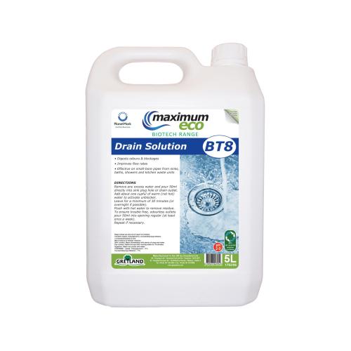 Biotech BT8 Maximum Eco Drain Unblocker 5ltr