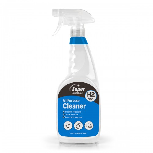 Super Professional H2 All Purpose Cleaner 6x750ml