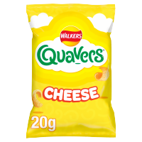 Walkers Quavers Cheese Snacks Crisps 20g Pack 32