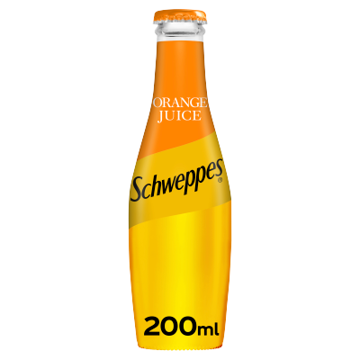 Schweppes Orange Juice 200ml Pack 24