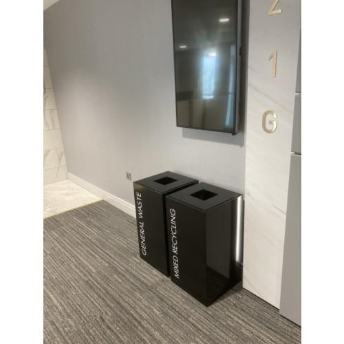Silverline Metal Square Bin (50L, 100L or 150L) Litter Bins BSQ7H Active Group  | Business Supplies. Workwear. Furniture. Promotional Merchandise. Business Technology