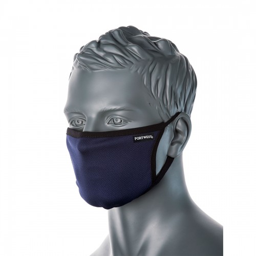 Fabric 3 Ply Face Mask Pack of 25 Navy