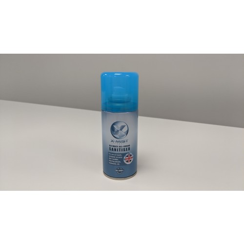 X-Mist Ultimate All Round Sanitiser 125ml can