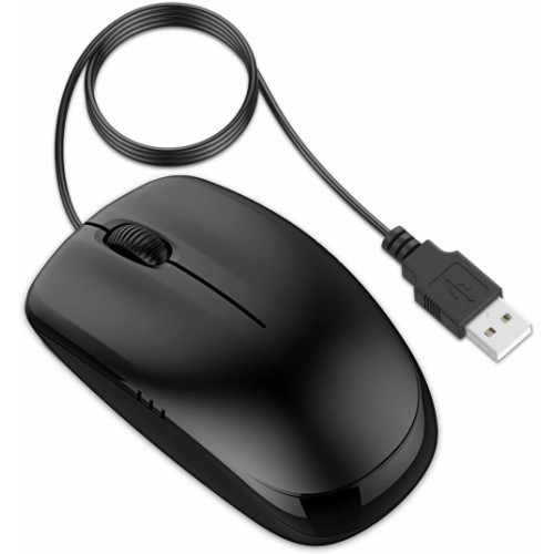 Wired USB Mouse - Black