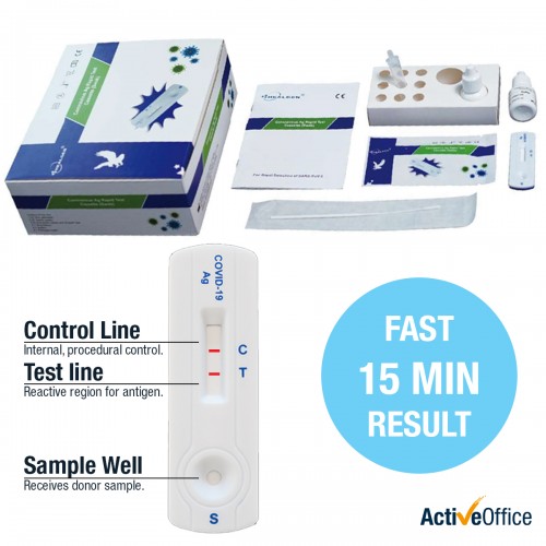 Rapid COVID-19 Antigen Test Kit Includes 20 tests