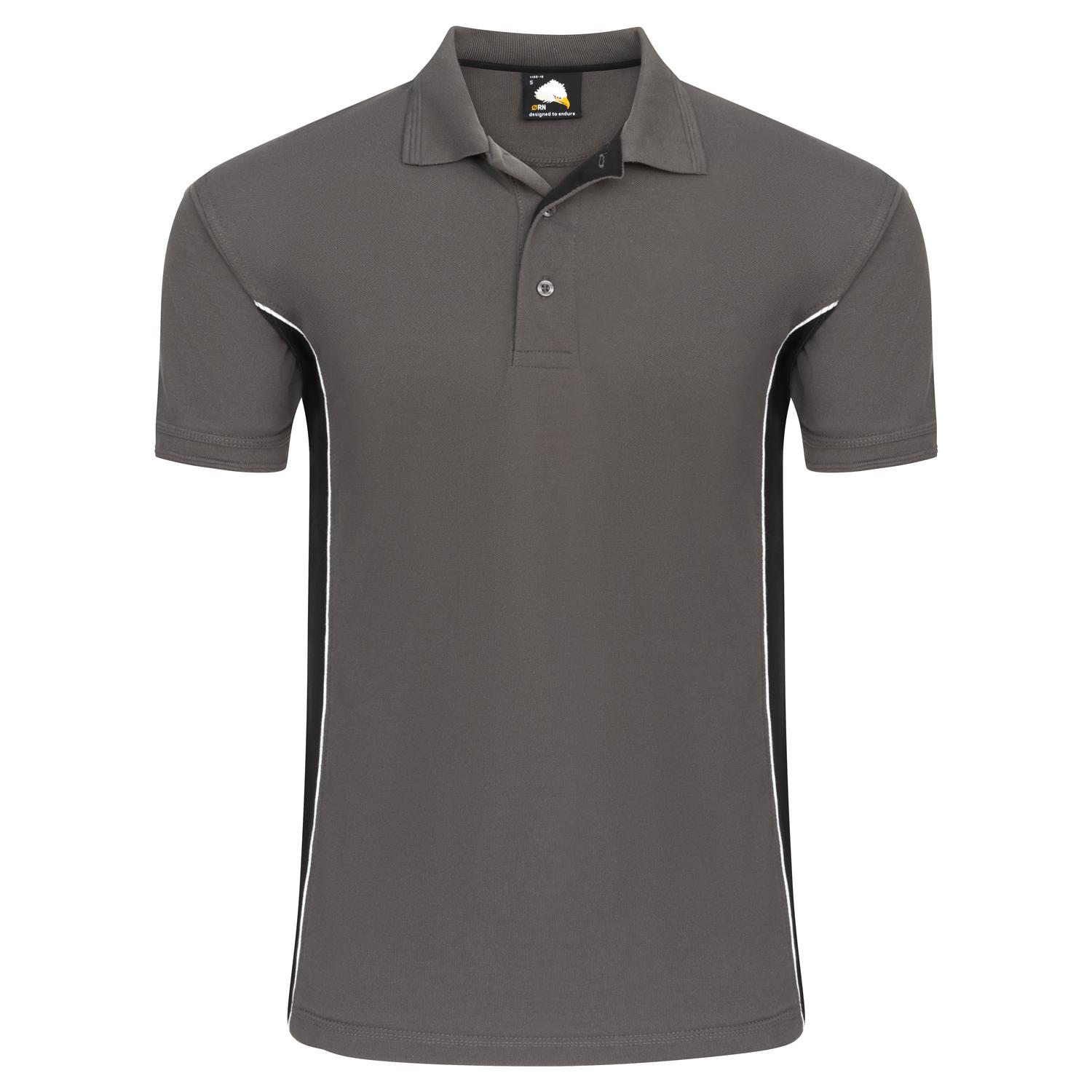 Silverswift Poloshirt - Graphite - Black - XS Short Sleeve Polos 1180.GRBK.XS Active Group  | Business Supplies. Workwear. Furniture. Promotional Merchandise. Business Technology