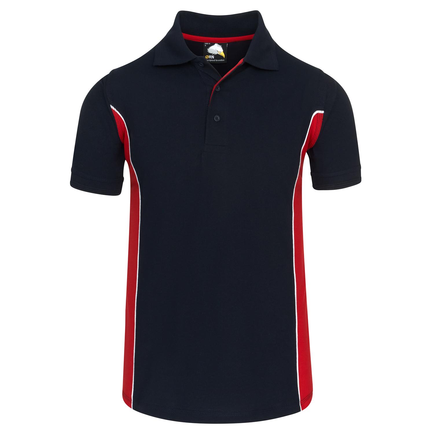 Silverswift Poloshirt - Navy - Red - S Short Sleeve Polos 1180.NVRD.S Active Group  | Business Supplies. Workwear. Furniture. Promotional Merchandise. Business Technology