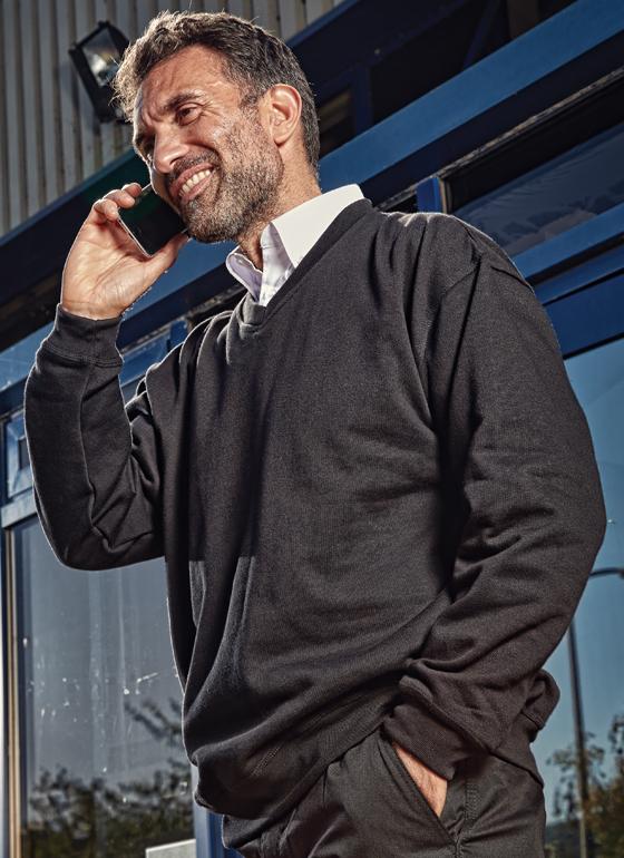 Buzzard V-Neck Sweatshirt Standard Sweatshirts M-1260