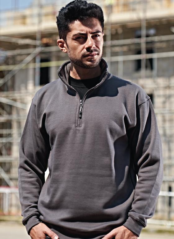 Grouse Quarter Zip Sweatshirt 1/4 Zip Sweatshirts M-1270 Active Group  | Business Supplies. Workwear. Furniture. Promotional Merchandise. Business Technology