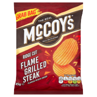 McCoys Flame Grilled Steak Crips 45g Pack 26 Food & Groceries 227840 Active Group  | Business Supplies. Workwear. Furniture. Promotional Merchandise. Business Technology
