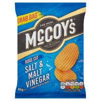 McCoys Salt & Vinegar Crips 45g Pack 26 Food & Groceries 227860 Active Group  | Business Supplies. Workwear. Furniture. Promotional Merchandise. Business Technology