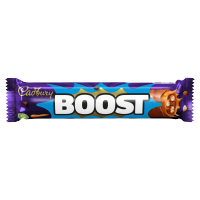 Cadbury Boost Bar 48.5g Pack 48 Chocolate & Confectionery 255390 Active Group  | Business Supplies. Workwear. Furniture. Promotional Merchandise. Business Technology