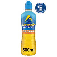 Lucozade Energy Orange 500ml Pack 12 Cold Drinks 265120 Active Group  | Business Supplies. Workwear. Furniture. Promotional Merchandise. Business Technology
