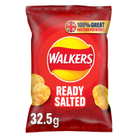 Walkers Ready Salted Crips 32.5g Pack 32 Food & Groceries 272620 Active Group  | Business Supplies. Workwear. Furniture. Promotional Merchandise. Business Technology
