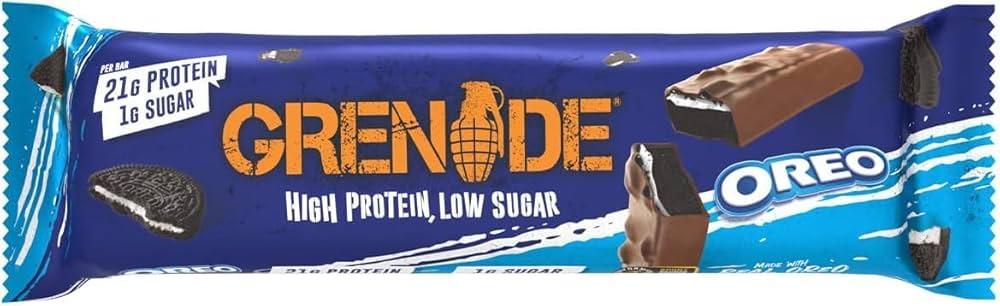 Grenade Protein Oreo Bar 60g Pack 12 Food & Groceries 363930 Active Group  | Business Supplies. Workwear. Furniture. Promotional Merchandise. Business Technology